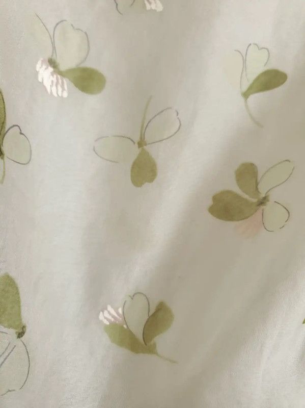 Valentino Valentino Summer Green Silk Floral Dress 0089 Size M / US 6-8 / IT 42-44 - 4 Thumbnail