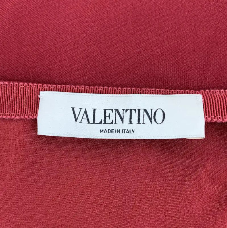 Valentino Valentino Women's Red Midi Skirt 0089 Size 27" / US 4 / IT 40 - 5 Thumbnail
