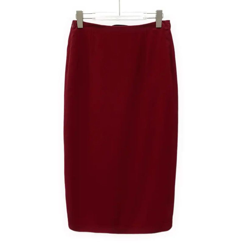 Valentino Valentino Women's Red Midi Skirt 0089 Size 27" / US 4 / IT 40 - 2 Thumbnail