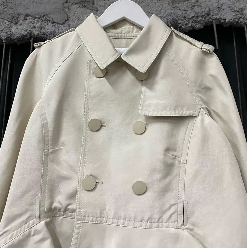 Valentino Valentino Cream Spring Autumn Women's Jacket 0089 Size ONE SIZE - 3 Thumbnail