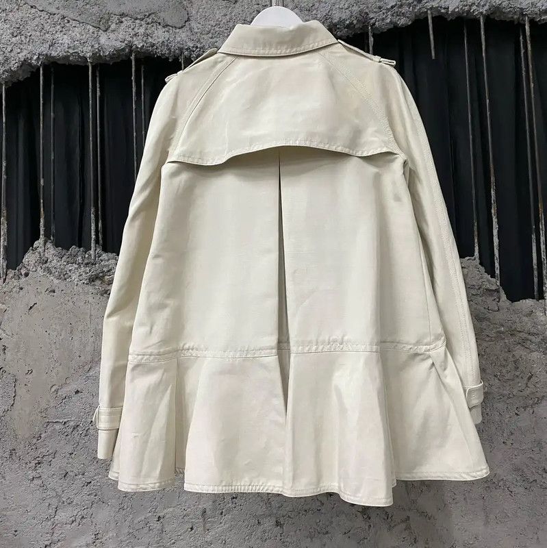 Valentino Valentino Cream Spring Autumn Women's Jacket 0089 Size ONE SIZE - 2 Thumbnail