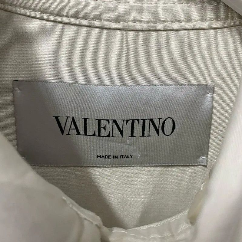 Valentino Valentino Cream Spring Autumn Women's Jacket 0089 Size ONE SIZE - 6 Thumbnail