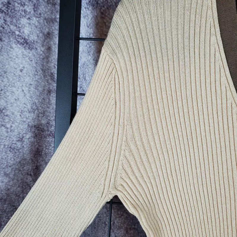 Valentino Valentino Coffee Color Long Sleeve Pullover Sweater 0089 Size M / US 6-8 / IT 42-44 - 7 Thumbnail