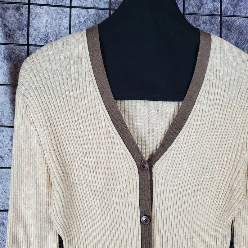 Valentino Valentino Coffee Color Long Sleeve Pullover Sweater 0089 Size M / US 6-8 / IT 42-44 - 4 Thumbnail