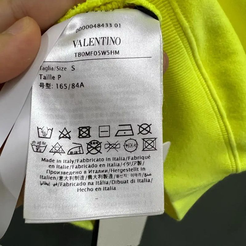 Valentino Valentino Green Cotton Logo Hoodie for Women 0089 Size S / US 4 / IT 40 - 5 Thumbnail