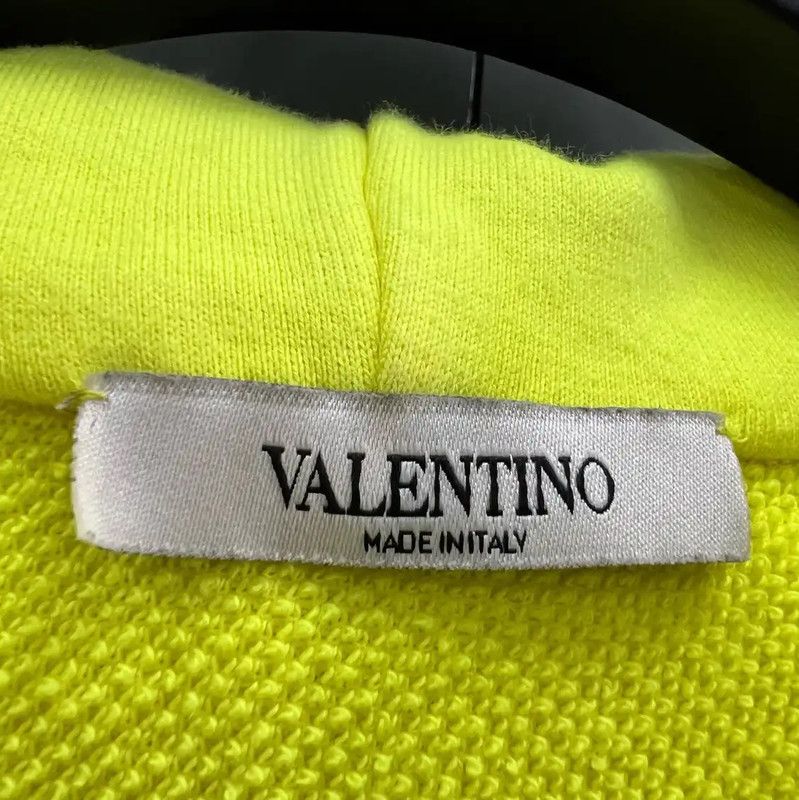 Valentino Valentino Green Cotton Logo Hoodie for Women 0089 Size S / US 4 / IT 40 - 3 Thumbnail