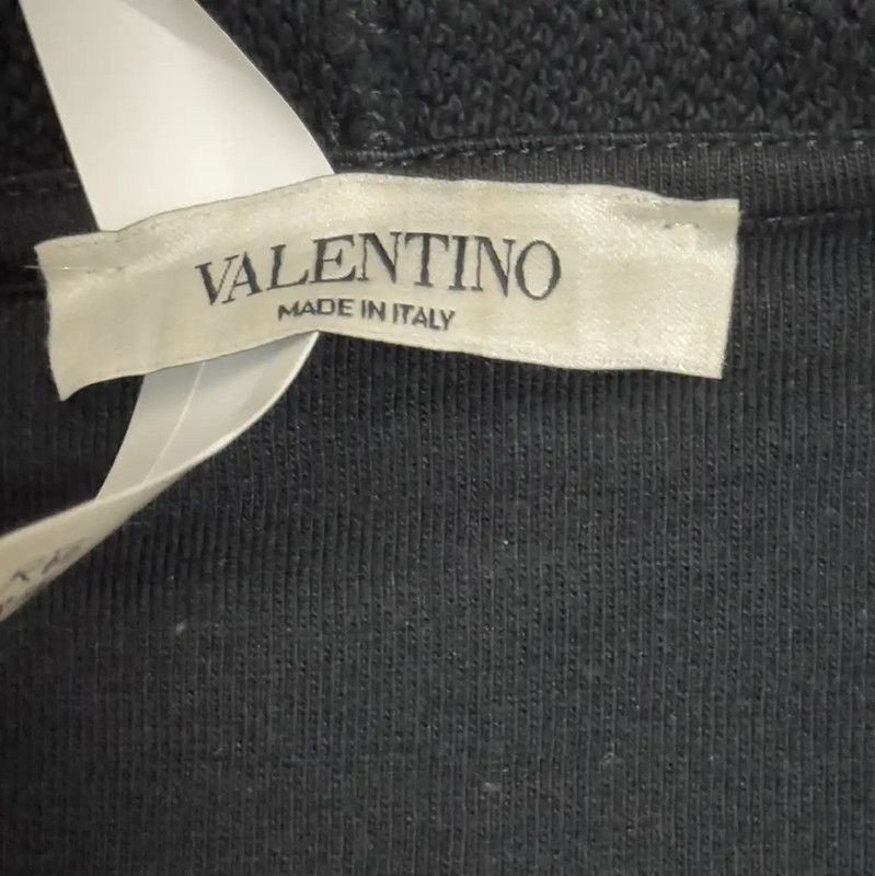Valentino Valentino Black Women's Hoodie with Logo 0089 Size XS / US 0-2 / IT 36-38 - 3 Thumbnail