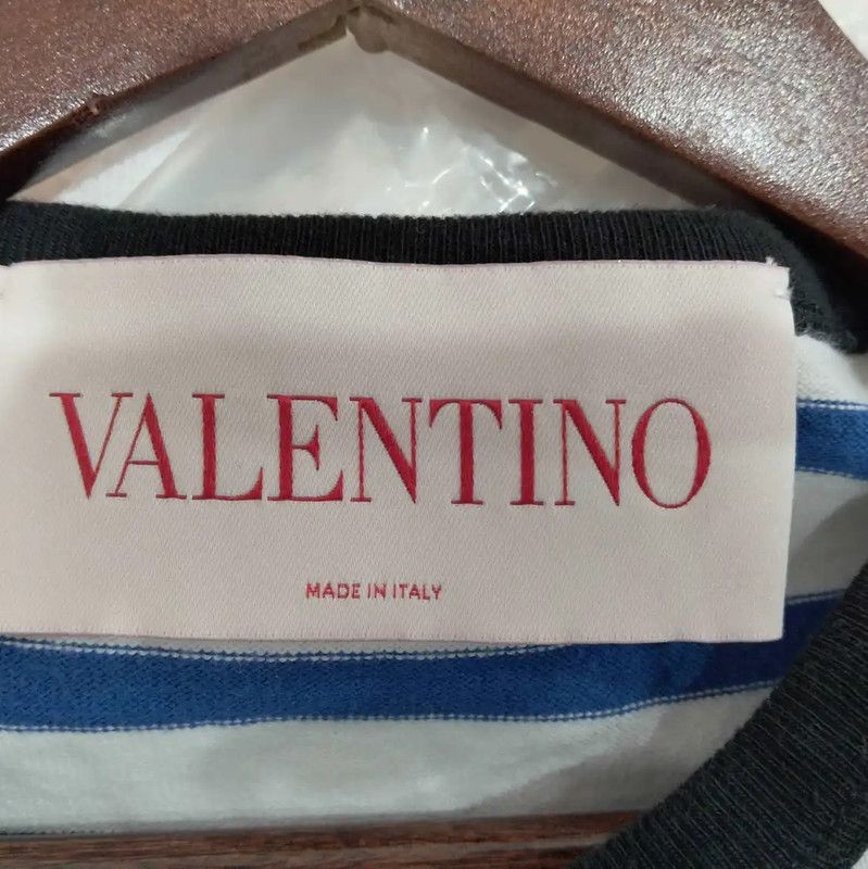 Valentino Valentino Striped Summer Cotton Women's T-Shirt 0089 Size M / US 6-8 / IT 42-44 - 6 Thumbnail