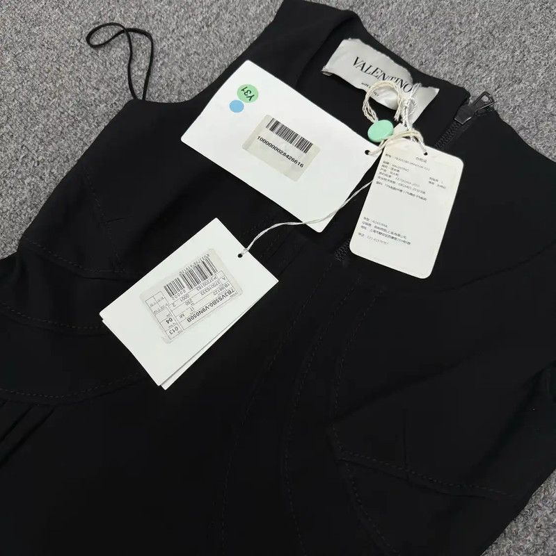 Valentino Valentino Black Polyester Women's Dress 0089 Size L / US 10 / IT 46 - 3 Thumbnail