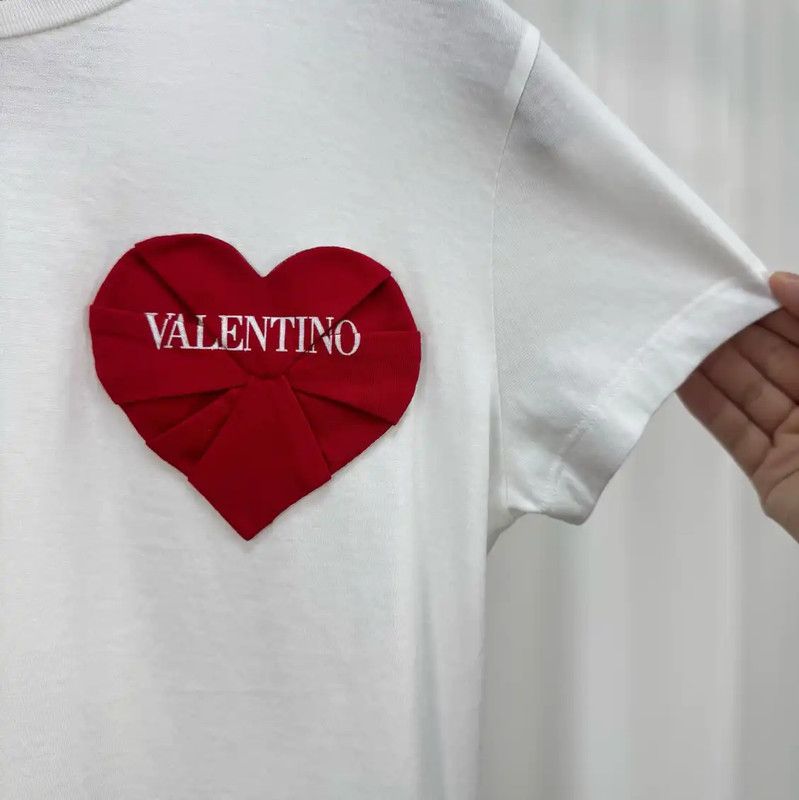 Valentino Valentino White Cotton Logo Short Sleeve T-Shirt 0089 Size S / US 4 / IT 40 - 4 Thumbnail