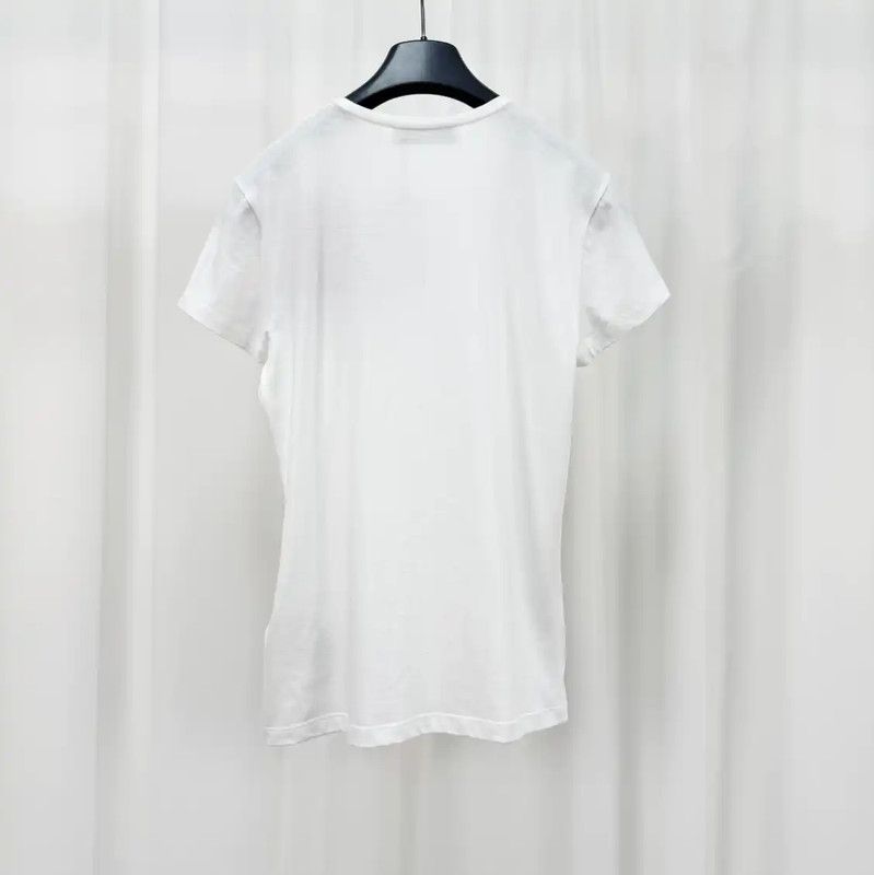 Valentino Valentino White Cotton Logo Short Sleeve T-Shirt 0089 Size S / US 4 / IT 40 - 2 Thumbnail