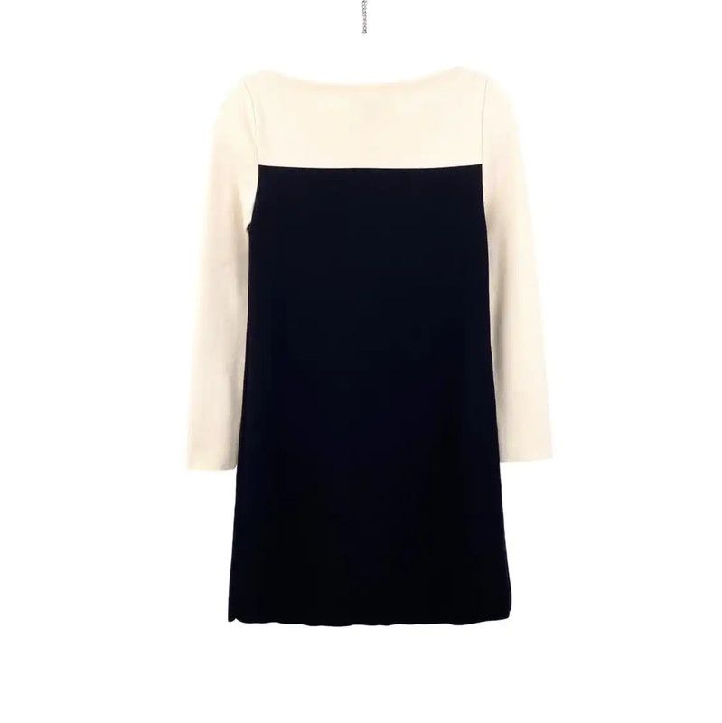 Valentino Valentino Color Block Wool Dress for Women 0089 Size S / US 4 / IT 40 - 2 Thumbnail