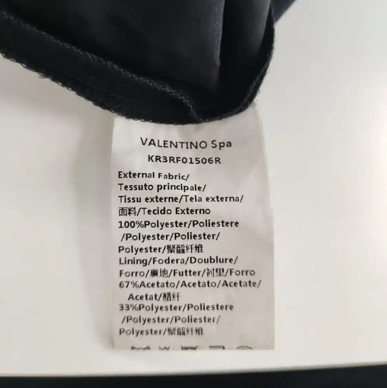 Valentino Valentino Black Cotton Women's Skirt 0089 Size 30" / US 8 / IT 44 - 3 Thumbnail