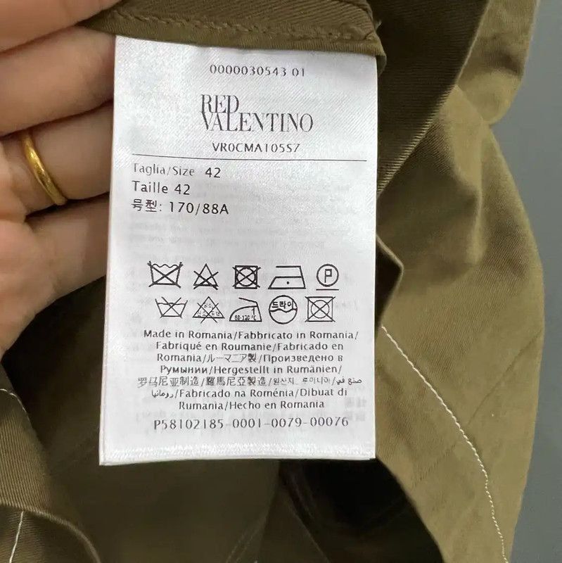 Valentino Valentino Green Cotton Short Sleeve Dress 0089 Size ONE SIZE - 3 Thumbnail