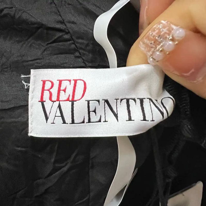 Valentino Valentino Black Cotton Women's Jacket for Spring/Fall 0089 Size ONE SIZE - 5 Thumbnail