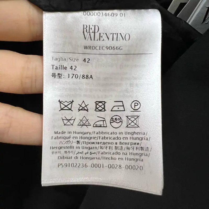 Valentino Valentino Black Cotton Women's Jacket for Spring/Fall 0089 Size ONE SIZE - 3 Thumbnail
