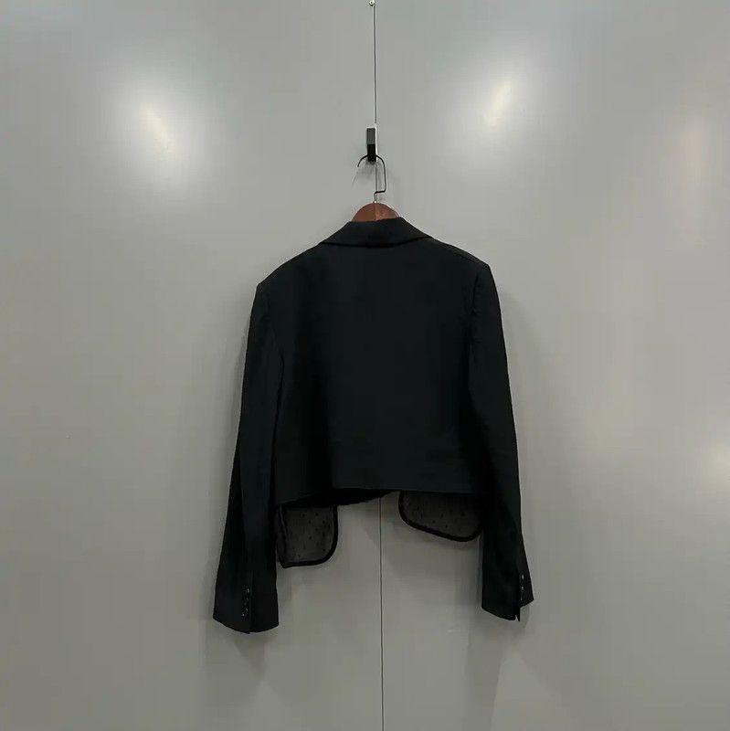 Valentino Valentino Black Cotton Women's Jacket for Spring/Fall 0089 Size ONE SIZE - 2 Thumbnail