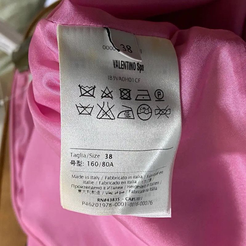 Valentino Valentino Pink Silk Dress for Women 0089 Size M / US 6-8 / IT 42-44 - 5 Thumbnail