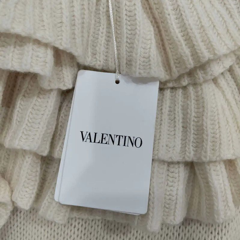 Valentino Valentino Beige Wool Long Sleeve Sweater 0089 Size S / US 4 / IT 40 - 6 Thumbnail