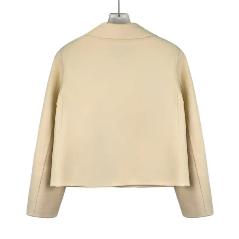 Valentino Valentino Beige Wool Women's Jacket 0089 Size M / US 6-8 / IT 42-44 - 2 Thumbnail