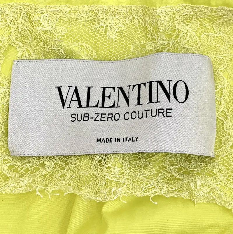 Valentino Valentino Women's Cotton Puff Jacket in Bright Yellow 0089 Size L / US 10 / IT 46 - 5 Thumbnail