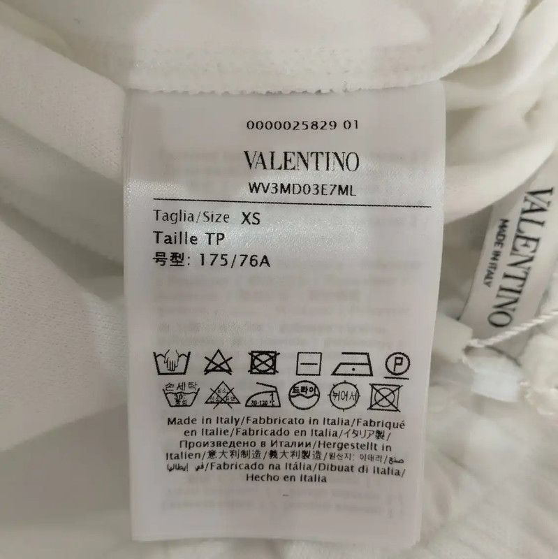 Valentino Valentino White Casual Pants for Women 0089 Size 23" - 4 Thumbnail