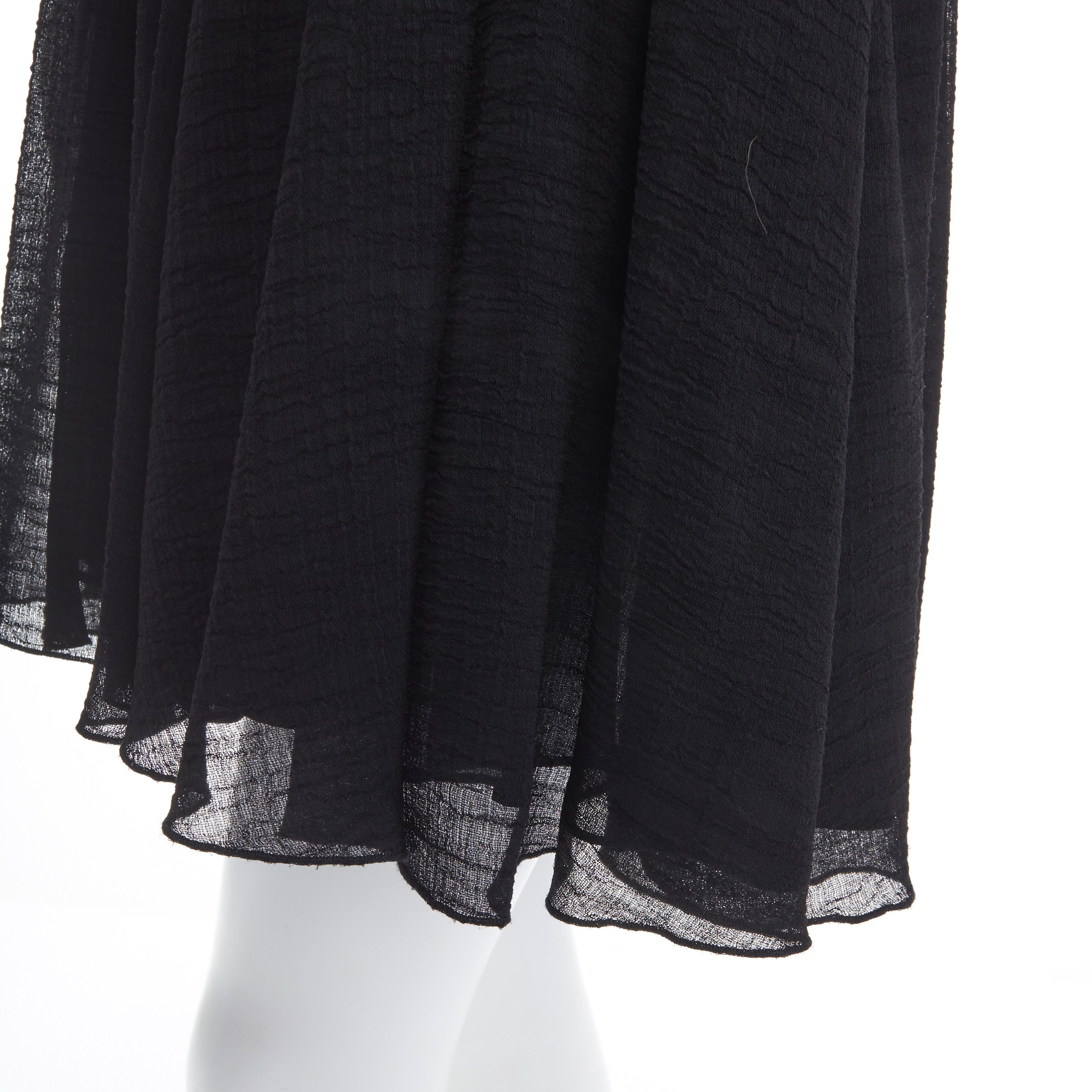 Proenza Schouler PROENZA SCHOULER grey tweed bust silk flounce skirt mini dress XS FR34 US2 UK6 Size XS / US 0-2 / IT 36-38 - 8 Thumbnail