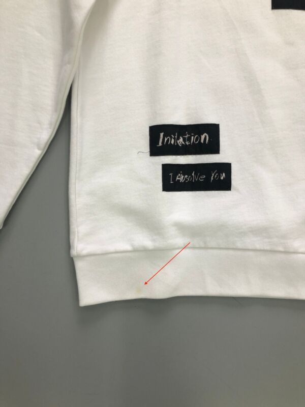 Raf Simons RAF SIMONS X JOYCE 2015 white abstract patchwork cotton sweater pullover top S Size S / US 4 / IT 40 - 10 Thumbnail