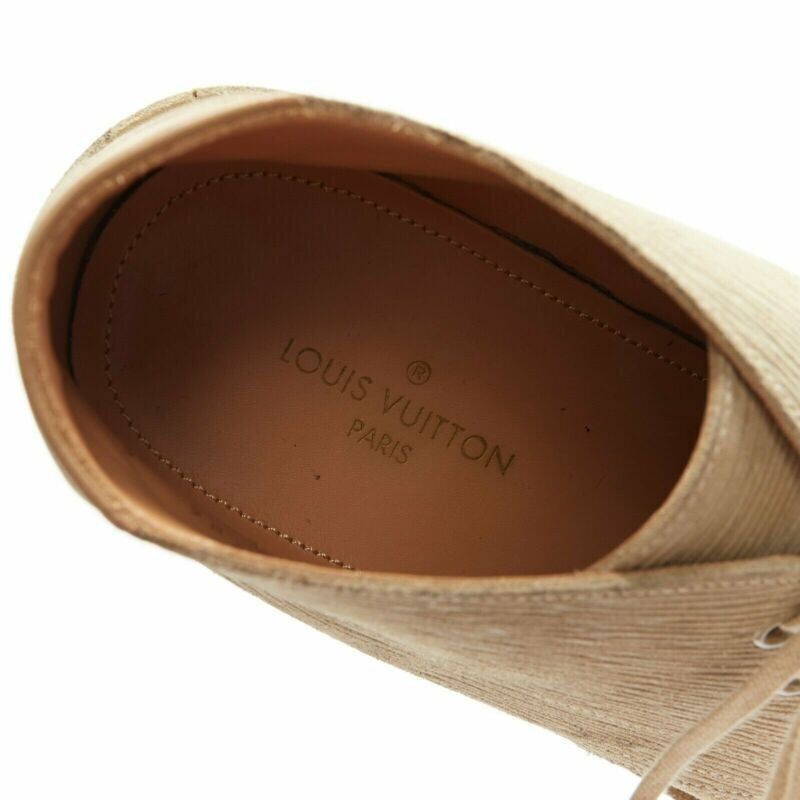 Louis Vuitton LOUIS VUITTON taupe sand epi suede crepe sole ankle desert boot UK5 EU39 Size US 6 / EU 39 - 11 Thumbnail