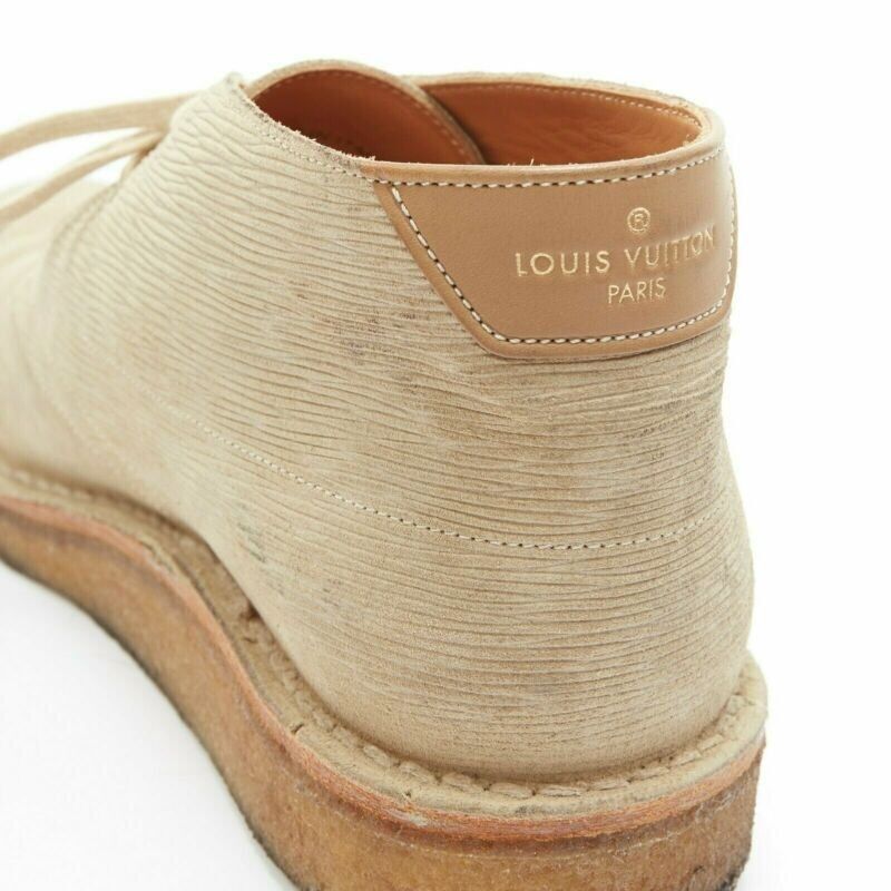 Louis Vuitton LOUIS VUITTON taupe sand epi suede crepe sole ankle desert boot UK5 EU39 Size US 6 / EU 39 - 8 Thumbnail