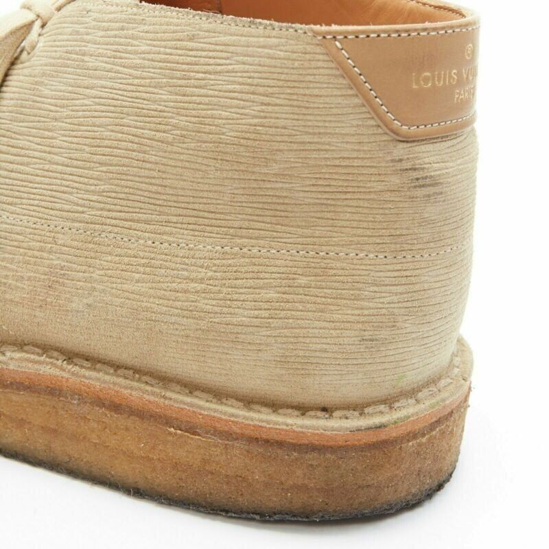 Louis Vuitton LOUIS VUITTON taupe sand epi suede crepe sole ankle desert boot UK5 EU39 Size US 6 / EU 39 - 10 Thumbnail