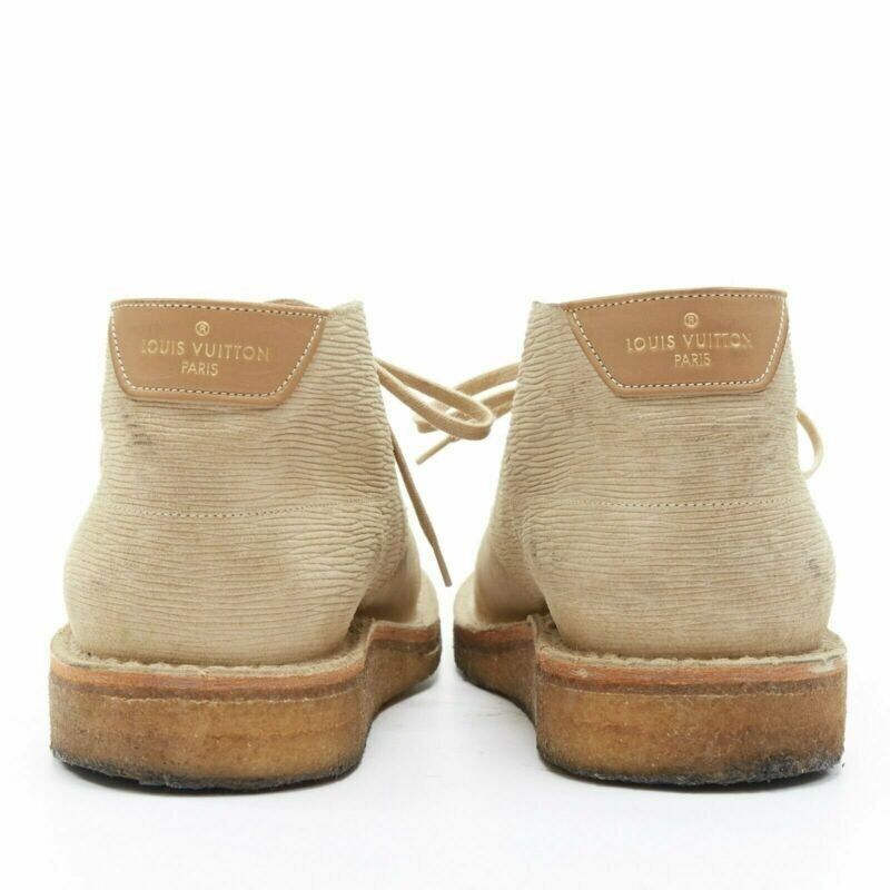Louis Vuitton LOUIS VUITTON taupe sand epi suede crepe sole ankle desert boot UK5 EU39 Size US 6 / EU 39 - 5 Thumbnail