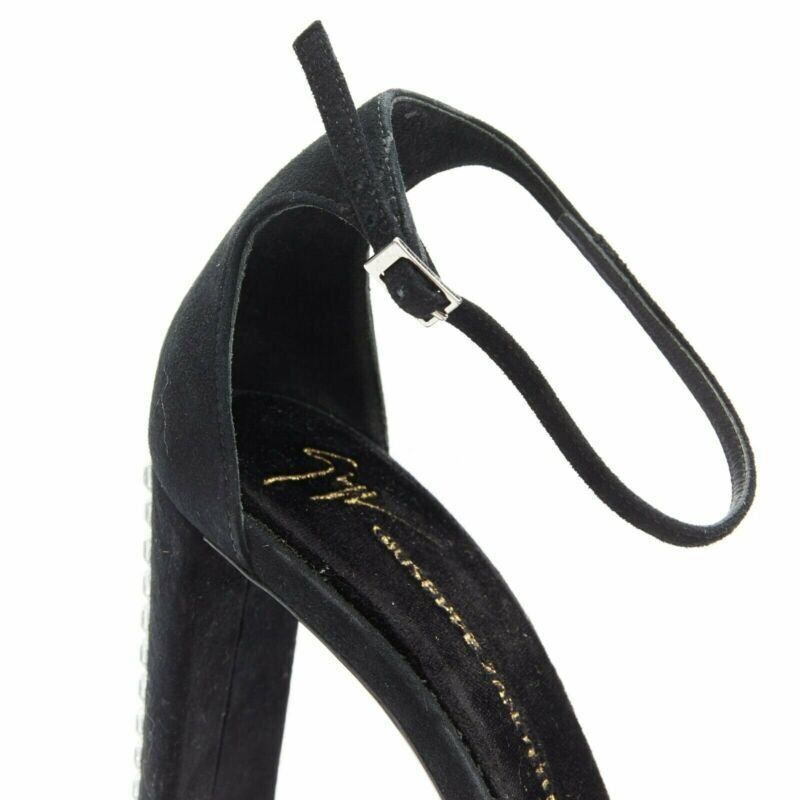 Giuseppe Zanotti new GIUSEPPE ZANOTTI Ellis 2017 black geometric crystal embellished sandal EU39 Size US 9 / IT 39 - 9 Thumbnail