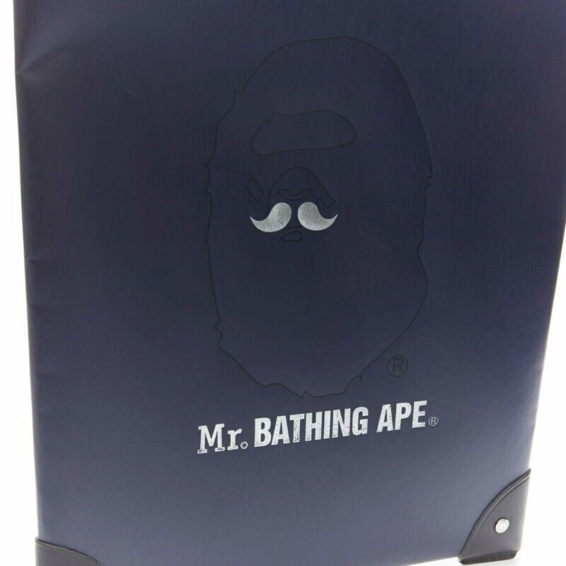 Bape MR.BATHING APE GLOBE-TROTTER SS11 navy blue envelope document case valcan fiber Size ONE SIZE - 5 Thumbnail