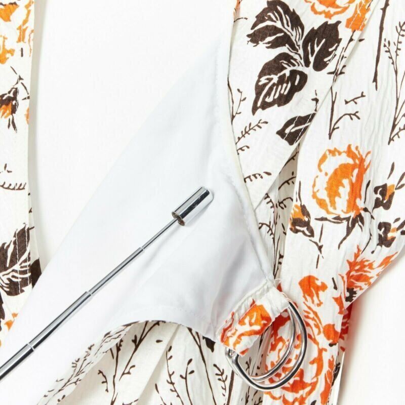 Victoria Beckham new VICTORIA BECKHAM SS17 Runway floral print cut open back belted dress UK12 M Size M / US 6-8 / IT 42-44 - 7 Thumbnail