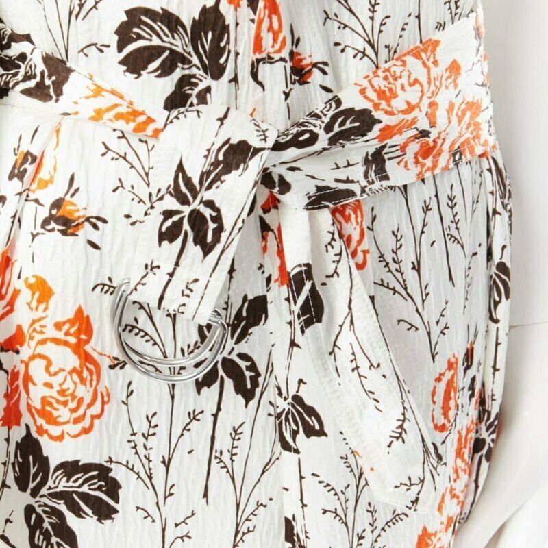 Victoria Beckham new VICTORIA BECKHAM SS17 Runway floral print cut open back belted dress UK12 M Size M / US 6-8 / IT 42-44 - 8 Thumbnail