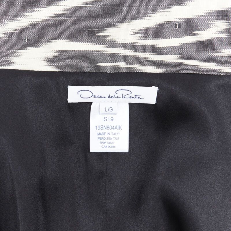 Oscar De La Renta new OSCAR DE LA RENTA SS19 Runway brown black leopard pink silk lined kimono L Size M / US 6-8 / IT 42-44 - 10 Thumbnail