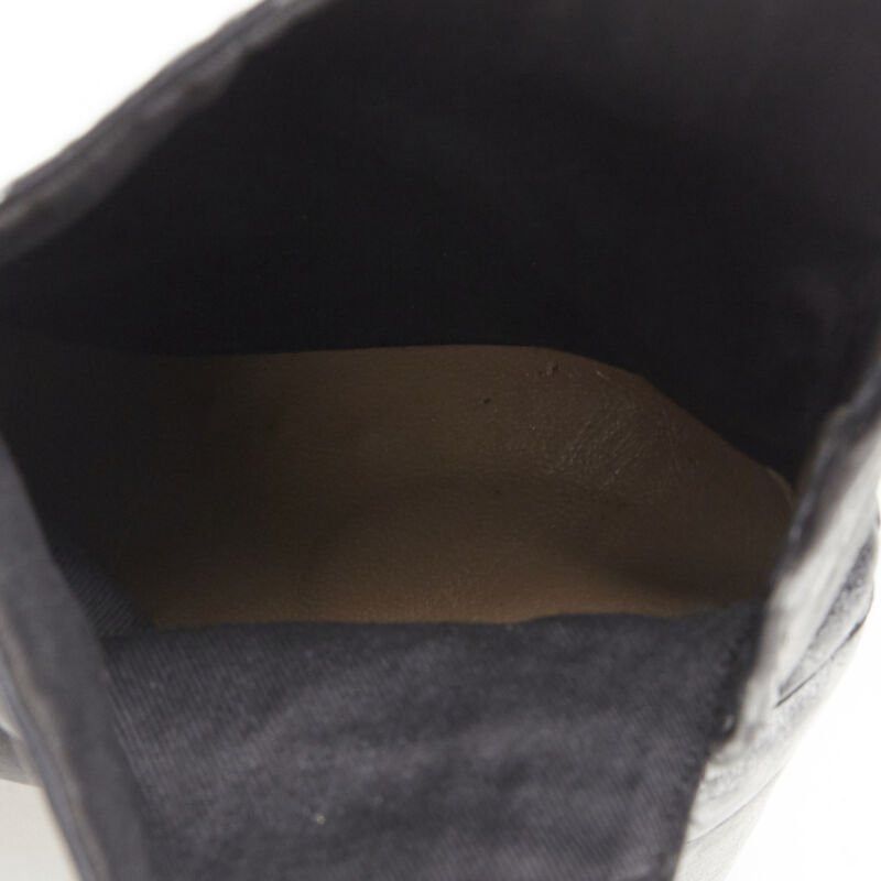 Maison Margiela new MARTIN MARGIELA 1990's Vintage black silver handpainted tabi boot EU39 Size US 9 / IT 39 - 11 Thumbnail