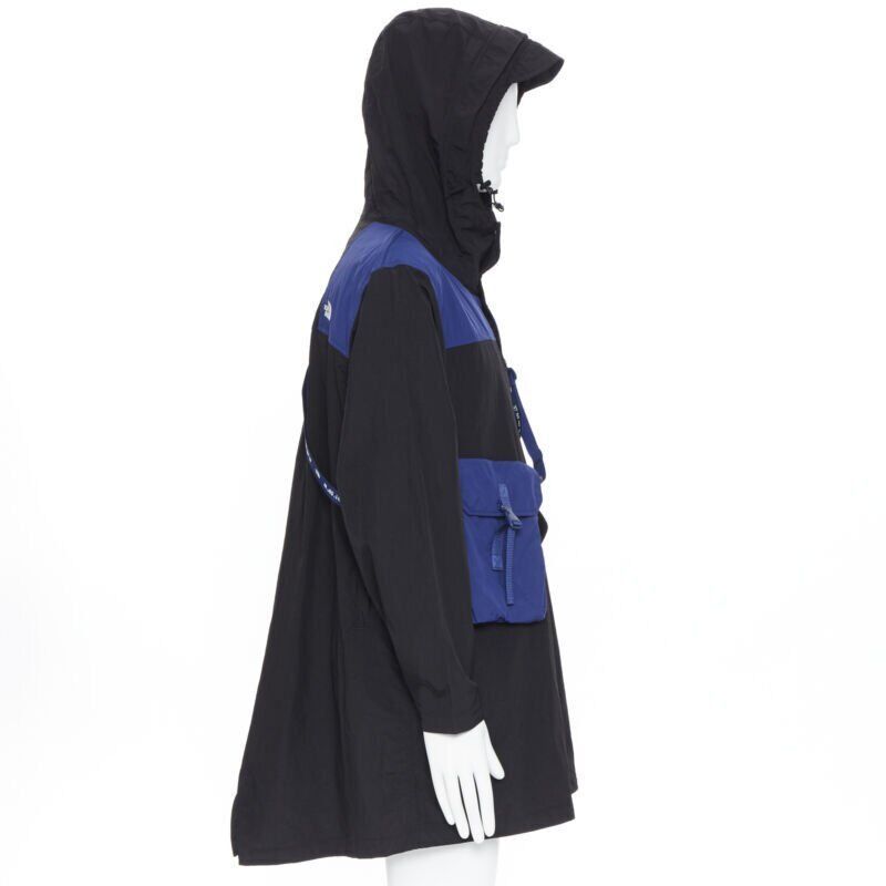The North Face new THE NORTH FACE KAZUKI KARAISHI Black Flag Blue Bravo 2 long raincoat L / XL Size US L / EU 52-54 / 3 - 5 Thumbnail
