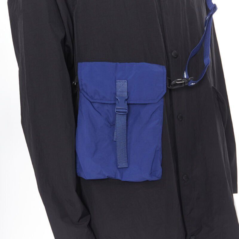 The North Face new THE NORTH FACE KAZUKI KARAISHI Black Flag Blue Bravo 2 long raincoat L / XL Size US L / EU 52-54 / 3 - 11 Thumbnail
