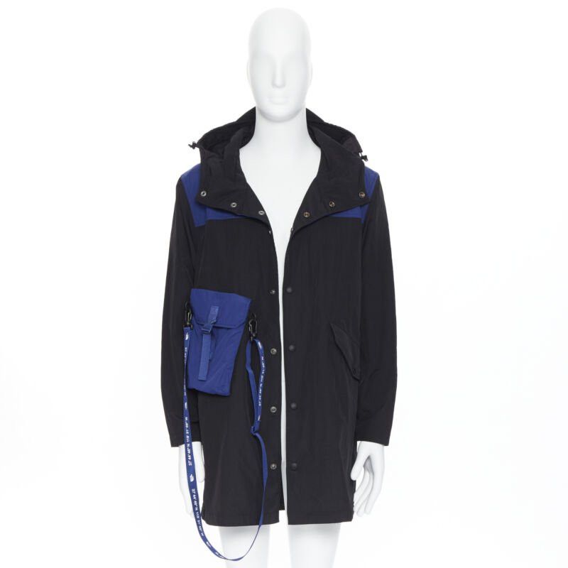 The North Face new THE NORTH FACE KAZUKI KARAISHI Black Flag Blue Bravo 2 long raincoat S / M Size US S / EU 44-46 / 1 - 2 Thumbnail