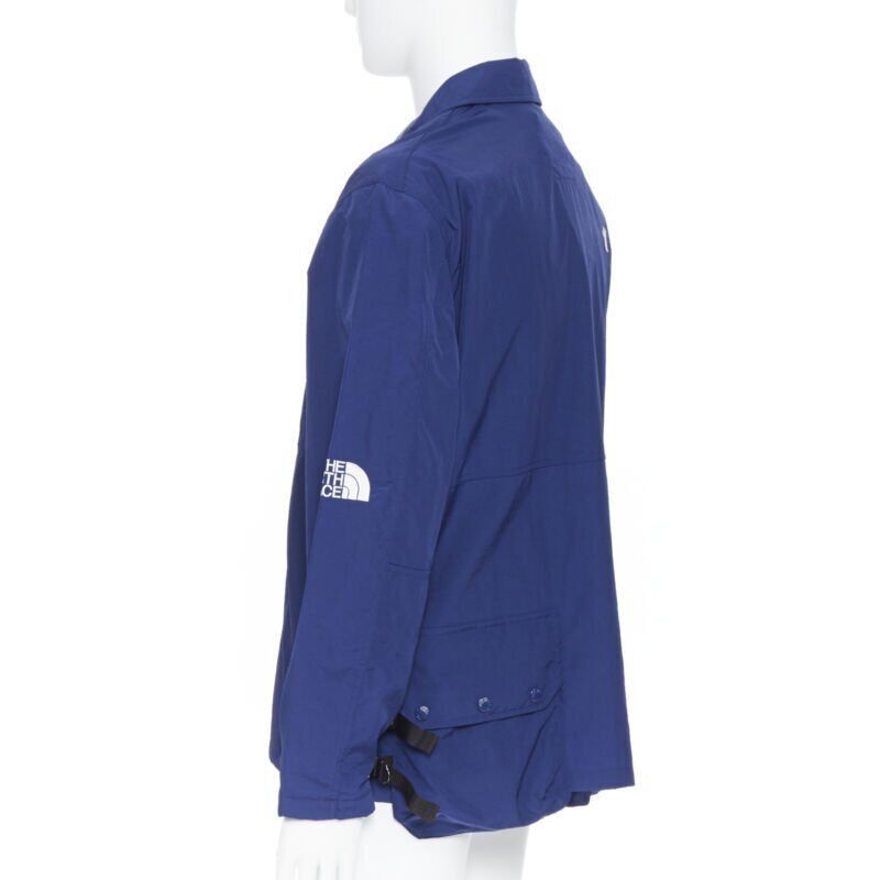 The North Face new THE NORTH FACE KAZUKI KARAISHI Flag Blue Charlie Service jacket M / L Size US M / EU 48-50 / 2 - 8 Thumbnail