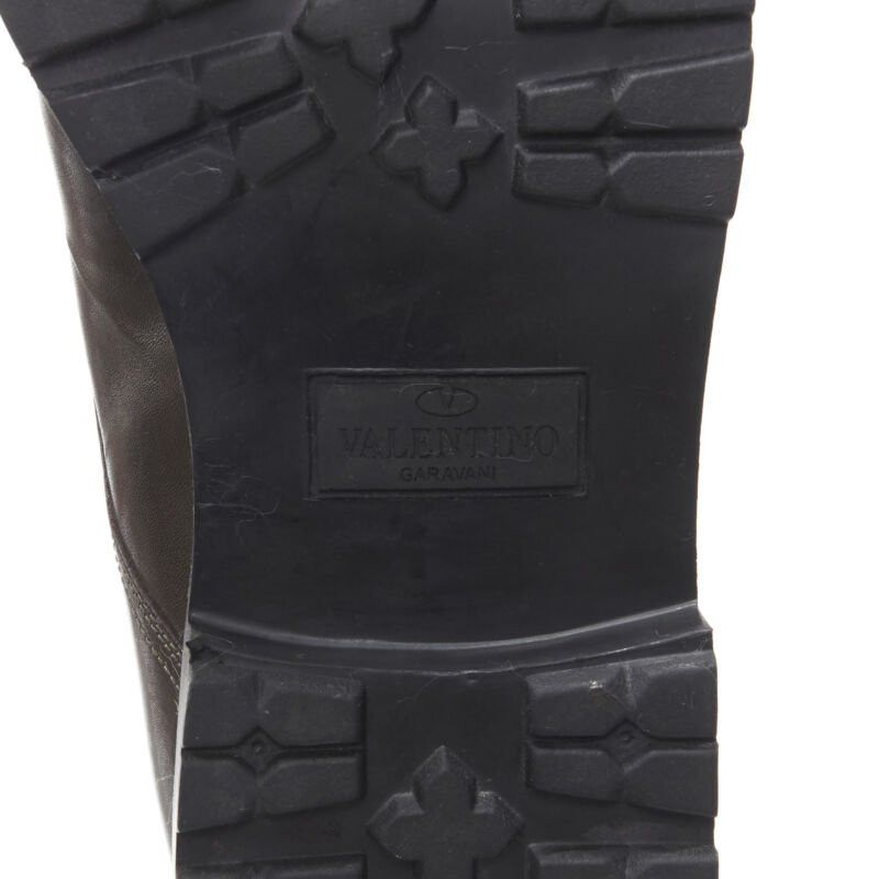 Valentino VALENTINO Rockstud stud embellished strap dual buckle monk brogue loafer EU42 Size US 12 / IT 42 - 11 Thumbnail