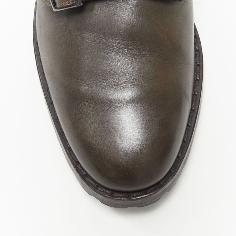 Valentino VALENTINO Rockstud stud embellished strap dual buckle monk brogue loafer EU42 Size US 12 / IT 42 - 7 Thumbnail
