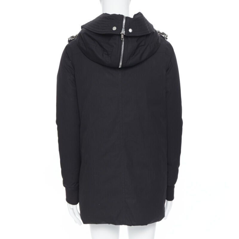 Rick Owens new RICK OWENS AW 2019 Larry Jumbo Parka chained goose down padded puffer IT40 S Size S / US 4 / IT 40 - 5 Thumbnail