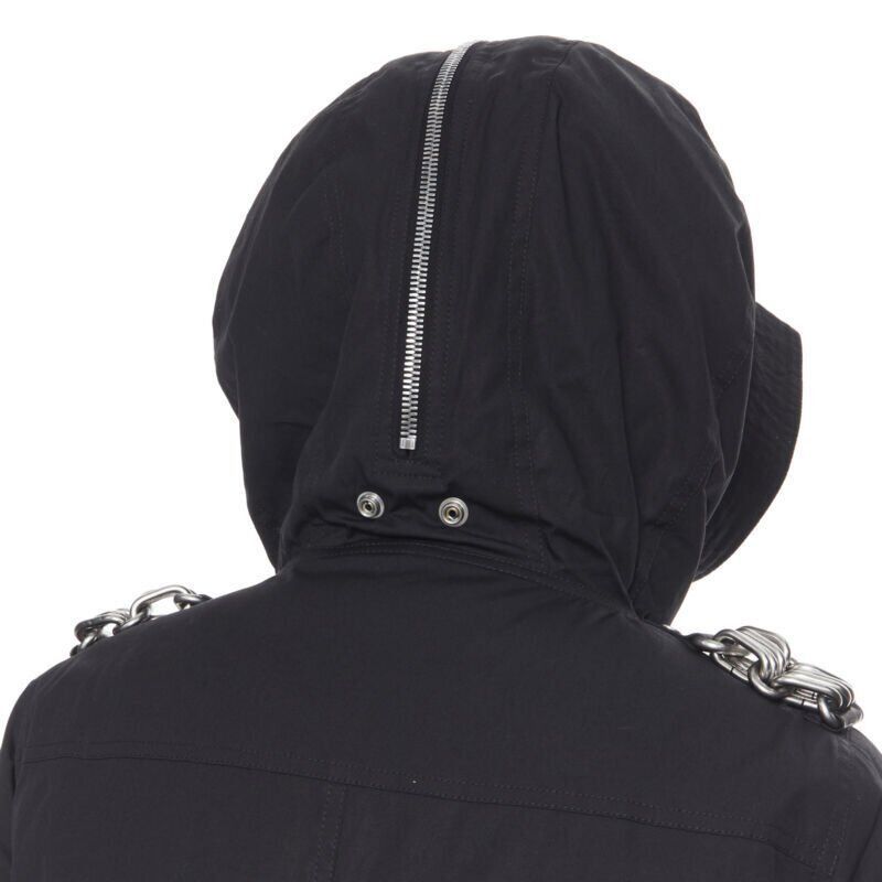 Rick Owens new RICK OWENS AW 2019 Larry Jumbo Parka chained goose down padded puffer IT40 S Size S / US 4 / IT 40 - 8 Thumbnail