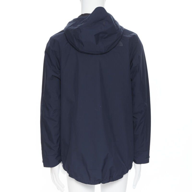 The North Face THE NORTH FACE GORE TEX blue asymmetric zip patch pocket hood windbreaker M / L Size US M / EU 48-50 / 2 - 5 Thumbnail