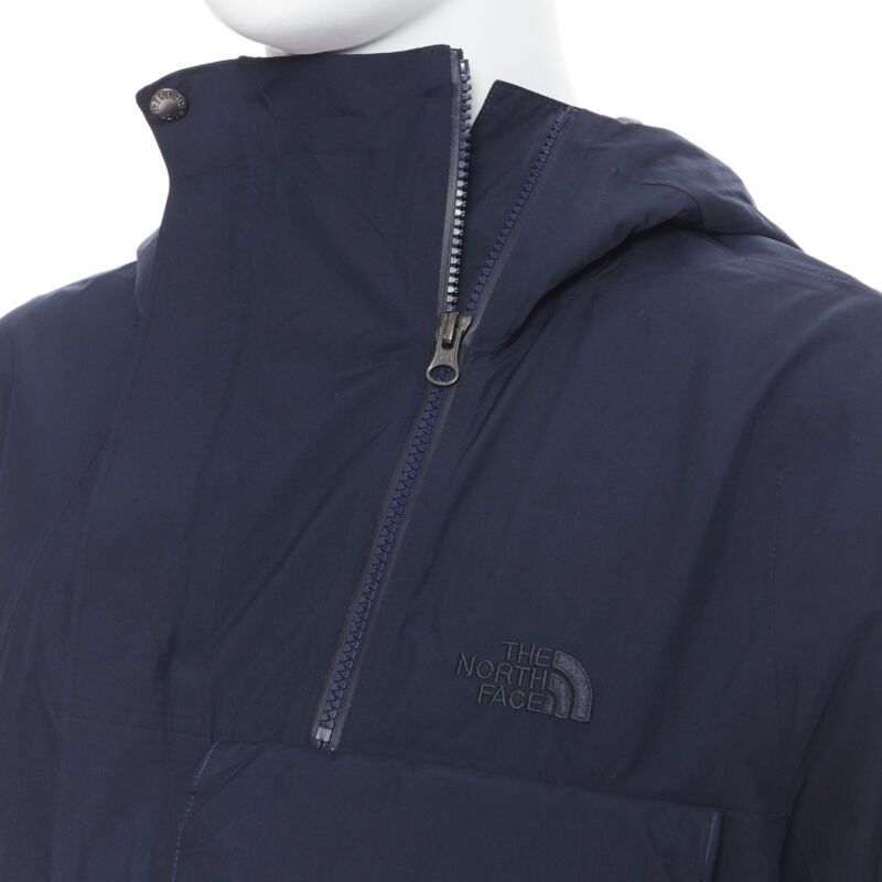 The North Face THE NORTH FACE GORE TEX blue asymmetric zip patch pocket hood windbreaker M / L Size US M / EU 48-50 / 2 - 7 Thumbnail