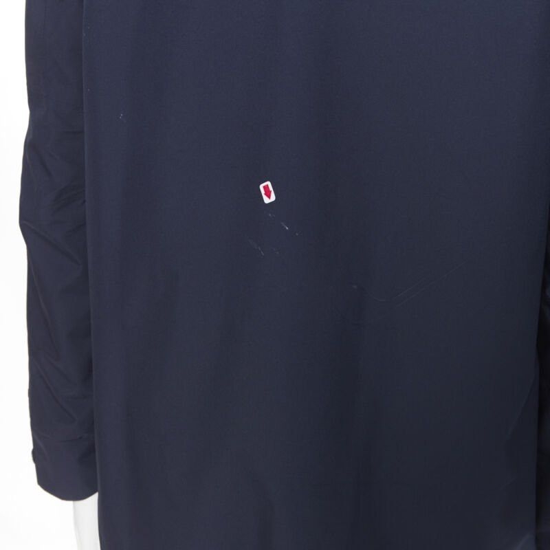 The North Face THE NORTH FACE GORE TEX blue asymmetric zip patch pocket hood windbreaker M / L Size US M / EU 48-50 / 2 - 11 Thumbnail