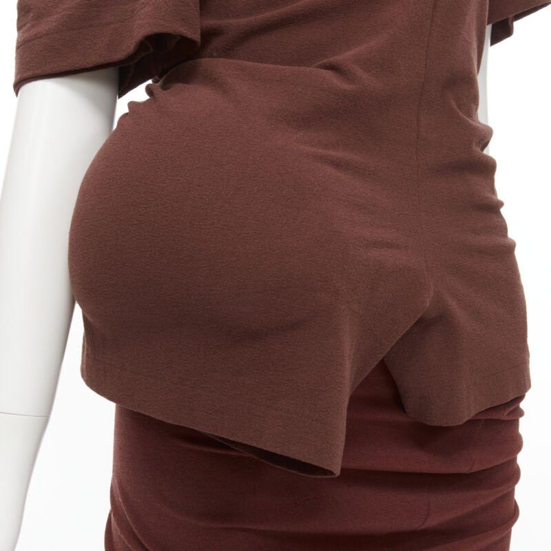 Comme des Garcons rare COMME DES GARCONS 1997 Lumps Bumps padded irregular cut top skirt set M Size M / US 6-8 / IT 42-44 - 8 Thumbnail